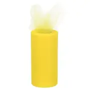 6 inch 50 Yards Tulle Ribbon Rolls Pastel Netting Fabric, Yellow
