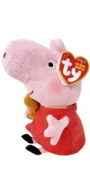 2008 TY Beanie Babies 6" Peppa the Pig *BNWT*