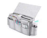 Felt Sofa Bedside Bed Storage Hanging Bag Organizer Holder For Book Phone Snacks Wool