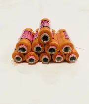 20 piece Orange Color Polyester Sewing Thread 200 Yard Each Spool
