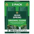 Irish Spring Body Wash for Men, Original Clean Body Wash, 20 Oz, 2 Pack