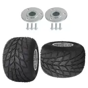 11x7.10-5 Go Kart Rear Rain Wheel Rim Tyre + 5" Hubs Drift Trike Racing Cart ATV