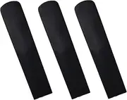 Liyquint 3pcs Tenor Saxophone Soprano Saxophone Repair Accessories Soprano Saxophone Parts Alto Sax Reeds Alto Saxophone Mouthpiece Accessories Bass Clarinet Mouthpiece Resin Black (Black)