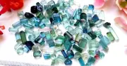 100 Cts Beautiful Colors Tourmaline Clean Rough Faceted Grade Fully Luster Qty