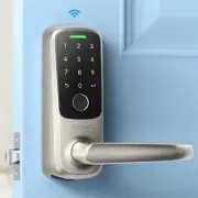 ULTRALOQ Latch 5 Smart Lock - Built-In Wifi Smart Fingerprint Door Lock - Biomet