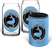 Cronulla Sharks NRL Rugby League Can Glasses and Can Cooler