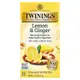 [iHerb] Twinings 草本茶，檸檬和生薑，不含咖啡萃取，25茶袋，1.32盎司（37.5克）