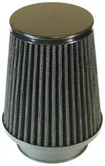 SAAS Pod Filter Black Element Black Top Small Cone 76mm Inlet - SFS01BL
