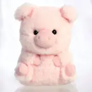 NEW Pottery Barn Kids Pink Pig Stuffed Animal Fuzzy Plushie Plush Soft Toy - 5"