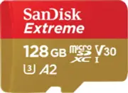 SanDisk Extreme 128GB MicroSD SDXC 160MB/s Class 10 Memory Card U3 V30 UHD 4K AU