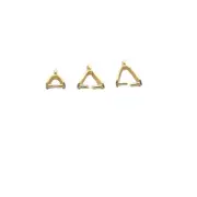 1 Pack of Gold Finish Pinch Bails | Pinch Bails for Pendents | Ice Pick Bail | B