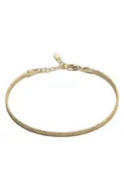 Argento Vivo Sterling Silver Texture Memory Bracelet
