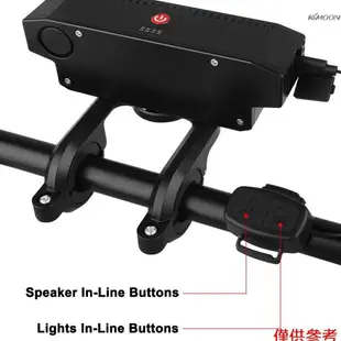 Led 自行車燈 USB 可充電自行車前燈防水,具有 6 種燈光模式支持 MTB 山地自行車的移動電源功能