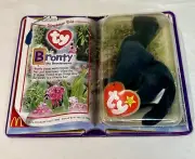 TY BRONTY The Brontosaurus 1994 Mc Donalds Beanie Baby RARE RETIRED DINOSAUR TRI