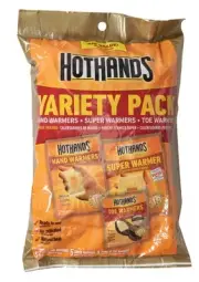 HotHands Toe, Hand, & Body Warmer Variety Pack - Long Lasting Safe Natural Od...
