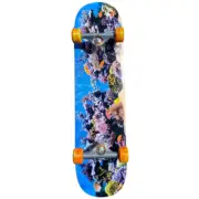 7.75" Mini Logo Fish Tank Complete Skateboard Independent Trucks Grizzly Grip
