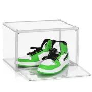 Acrylic Sneaker Shoe Display Case Transparent Shoe Box Storage Bins Clear Pla...