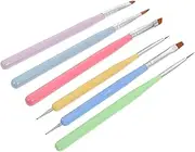 AUTSUPPL Diy Nail Art Tool Kit Piece Manicure Brush Set Artistic Nail Painting Pens for Beginners Professionals