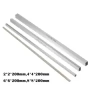 White Steel Bar CNC Lathe Tools HSS Square Steel Bar 200mm for Milling Turning
