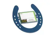 Stubbs Horseshoe Nameplate (Blue) (One Size)