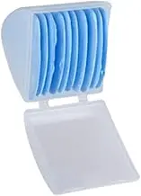 SEWACC 10Pcs Fabric Chalk for Sewing and Tailoring Erasable Markers with Grip Design for Patchwork and Dressmaking Projects Durable Material Blue