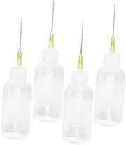 4pcs Paint Fill Golf Club Applicator Bottles Sturdy Squeeze Bottles for Tacky Glue Precision Tip Paint for Boys and Girls Train Set