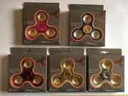 TURBO SPINNER METALLIC 1 PC ASSORTED COLOURS AVAILABLE TWISTER FINGER FIDGET