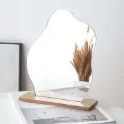 Acrylic Makeup Mirror Frameless Aesthetic Desk Decor Irregular Mirrors Table Top