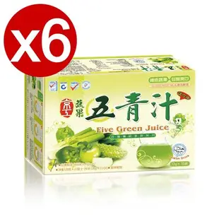京工蔬果五青汁6盒(10包/盒)