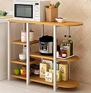 Optimal Kitchen Workbench Storage Shelf Cabinet Rack Organiser 3 Tier Dinning B