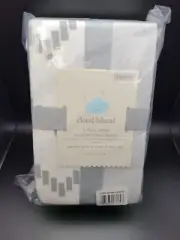 NEW Cloud Island 2 Pack Jersey Bassinet Fitted Sheets Two Sheet Set Oeko-Tex