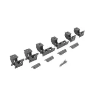 Go Rhino D64129TK Running Board Mounting Kits Set for Ford Bronco 2021-2024