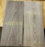 2 BEAUTIFUL THIN WIDE SANDED S4S BLACK WALNUT 24" X 10" X 3/8" LUMBER WOOD AA