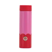 Annabel Trends Stainless Steel Wave 300ml Mini Bottle Double Walled Pink Red