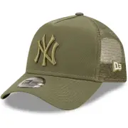 New Era A-Frame Trucker Cap - New York Yankees olive One Size