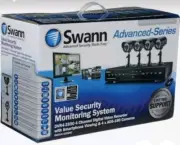 Swann Security Monitoring System DVR4-2550 4 Cameras View On Phone Internet DIY