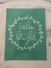 Chalk Couture Christmas Calm And Bright Retired Transfer Stencil New 8x10 B SIZE