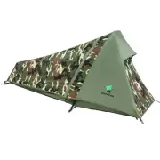 1 Person Bivy Tent Ultralight Backpacking Tent for 1 Man Double Layer Waterpr...
