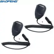 2PCS BAOFENG UV-9R Waterproof Speaker Mic Microphone for BaoFeng UV-XR GT-3WP