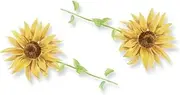 6 pcs Sunflower Temporary Tattoo Waterproof Female Clavicle Color Lasting Arm Ankle Sticker