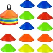 Jindizi Agility Field Cones,30 Pcs Soccer Markers Disc with Net Bag Pro Disc Cones Sport Disc Cones for Training Football Low Profile Field Markers Kids and Adults