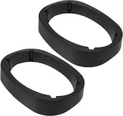 Mikinona 1 Pair Car Audio Speaker Pad Charger to Pre Kit Cables Soundbar Solar Converters Subwoofer Portable Power Adapters Wire Radio Speakers Dash Black Plastic