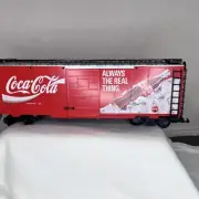 LGB #42911- COKE BOXCAR - "ALWAYS THE REAL THING" - NEW IN ORIGINAL BOX