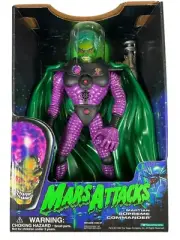 VINTAGE TRENDMASTERS MARS ATTACKS SUPREME COMMANDER 12 INCH FIGURE W/BOX§
