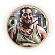 Wall clock 50 Frist Dates ~ Nick ~ Tattoo Face