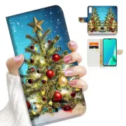 ( For Vivo Y20S ) Wallet Flip Case Cover AJ23570 Christmas Tree