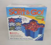 Ravensburger Puzzle Sort And Go 1000 Pieces 6 Stackable Sorting Trays Brand New