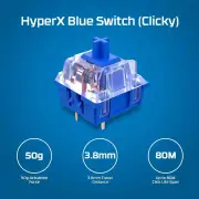 HyperX Alloy Origins PBT TKL Mechanical Gaming Keyboard (HX Blue Switch)