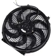 Marhynchus Universal 14in Electric Radiator Cooling Fan Powerful 90W Slim Fan for Engine Bay Cooling Truck Van RV
