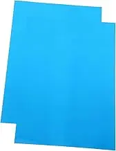 2pcs Aluminum Plate Engraving Blanks Printing Engraving Blue DIY Metal Sheets for Crafting